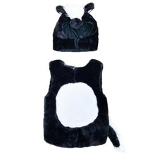 Load image into Gallery viewer, Skunk Baby and Toddler Halloween Costume Two Piece Set (6-12 Months, 12-24 Months, 2T, and 3+)