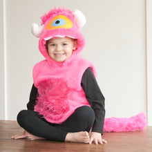 Load image into Gallery viewer, Pink Monster Baby and Toddler Halloween Costume Two Piece Set (6-12 Months, 12-24 Months, 2T, and 3+)